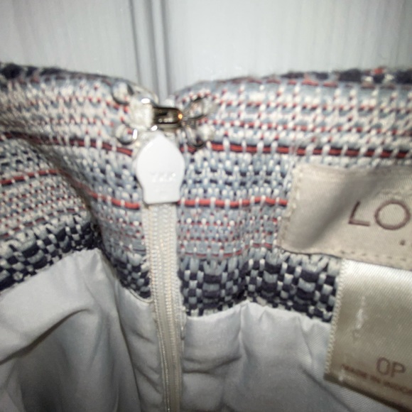 LOFT Knit Multi-Color Mini Skirt | Like New! - Picture 6 of 8